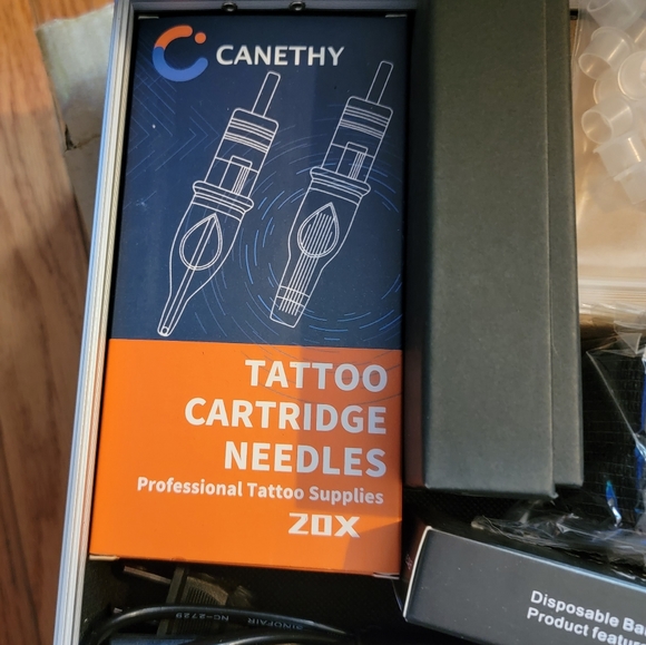 Canethy Beginners Kits | Tattoo Pen Full Machine Set Fake Skin Transfer Paper - Picture 5 of 9